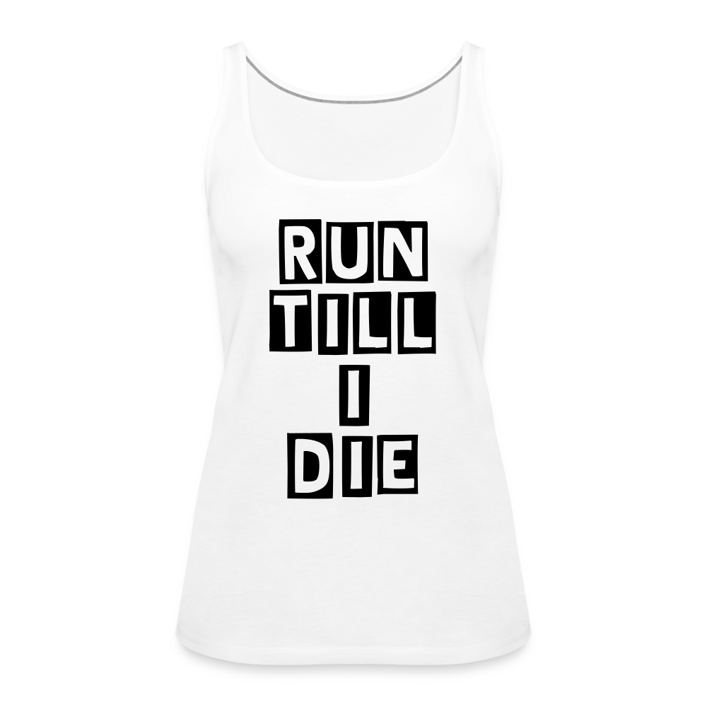 Woman Runners Tank - weiß