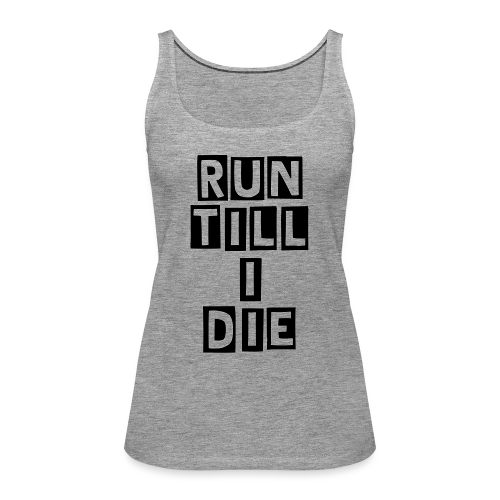 Woman Runners Tank - Grau meliert