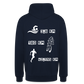 Unisex IRONMAN Hoodie Front And Backprint - Navy