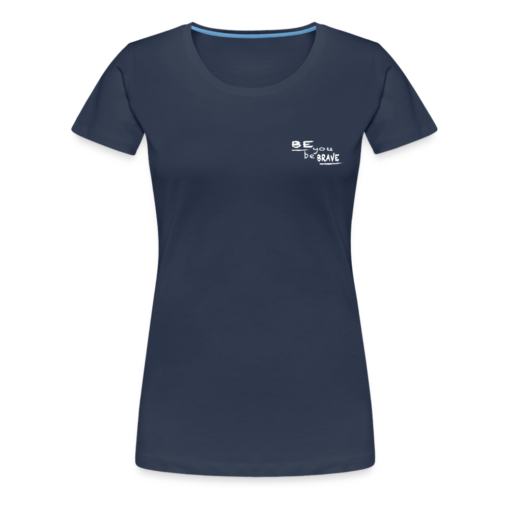 Women Swim Bike Run T-Shirt - Navy