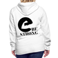 Women BE STRONG Hoodie Front And Backprint - weiß