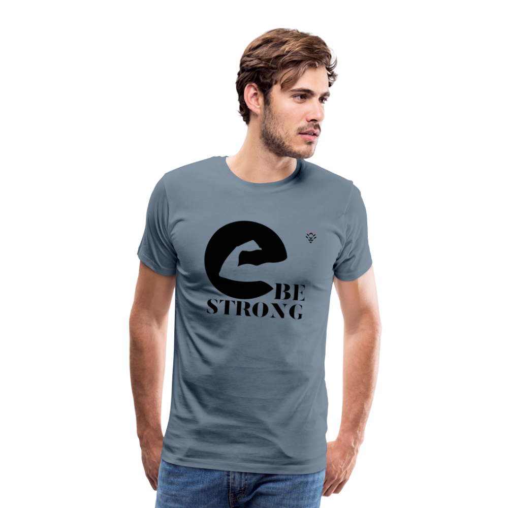 Men´s BE STrong T-Shirt - Blaugrau