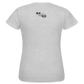 Women Unisorn T-Shirt white Front And Backprint - Grau meliert