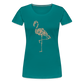 Women’s Premium T-Shirt Flamingo - Divablau