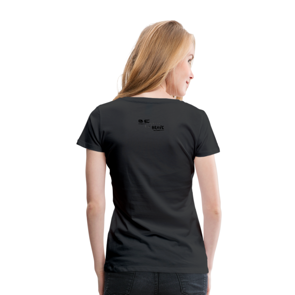 Women’s Premium T-Shirt Flamnigo II - Schwarz