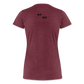 Women’s Premium T-Shirt Flamnigo II - Bordeauxrot meliert