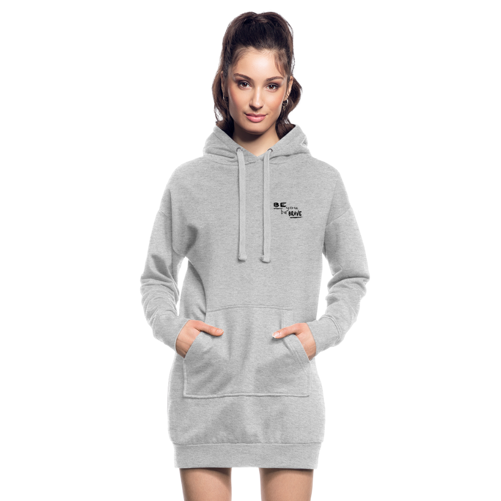 Hoodie-Kleid Logo - Grau meliert