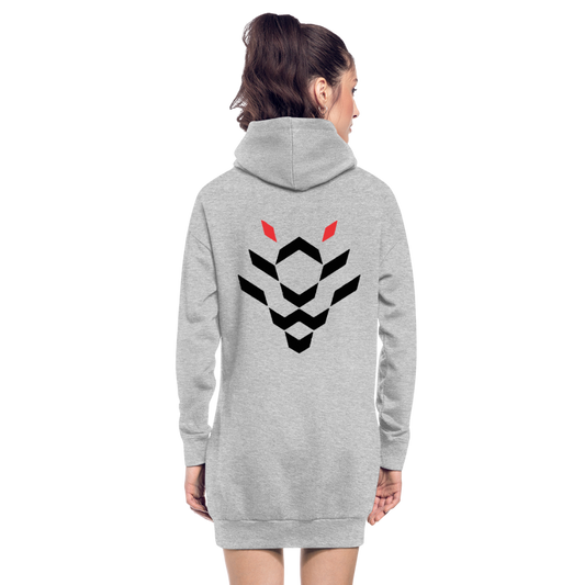 Hoodie-Kleid Logo - Grau meliert